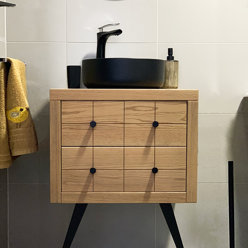 Diseño de muebles de madera para baños