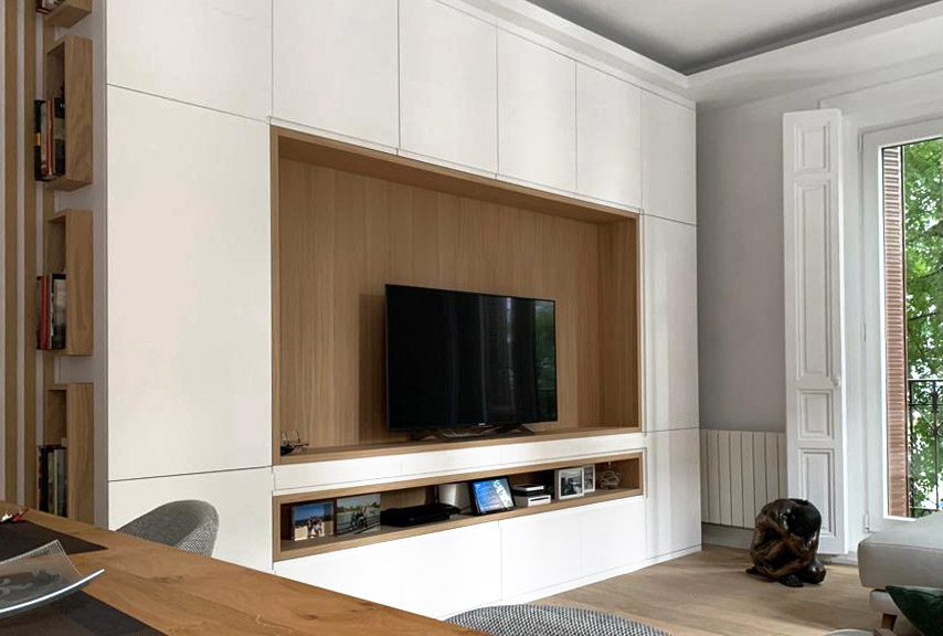 Muebles de salón a medida Carpintería muebles salón a medida Madrid