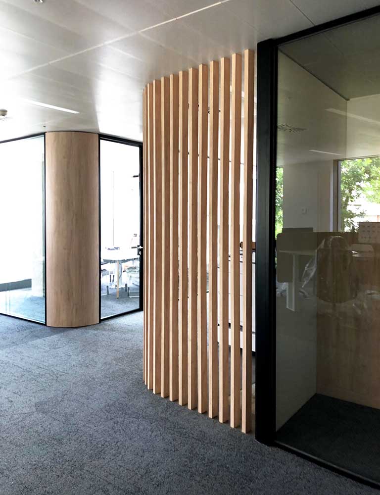 Oficinas Palillería a medida para oficinas