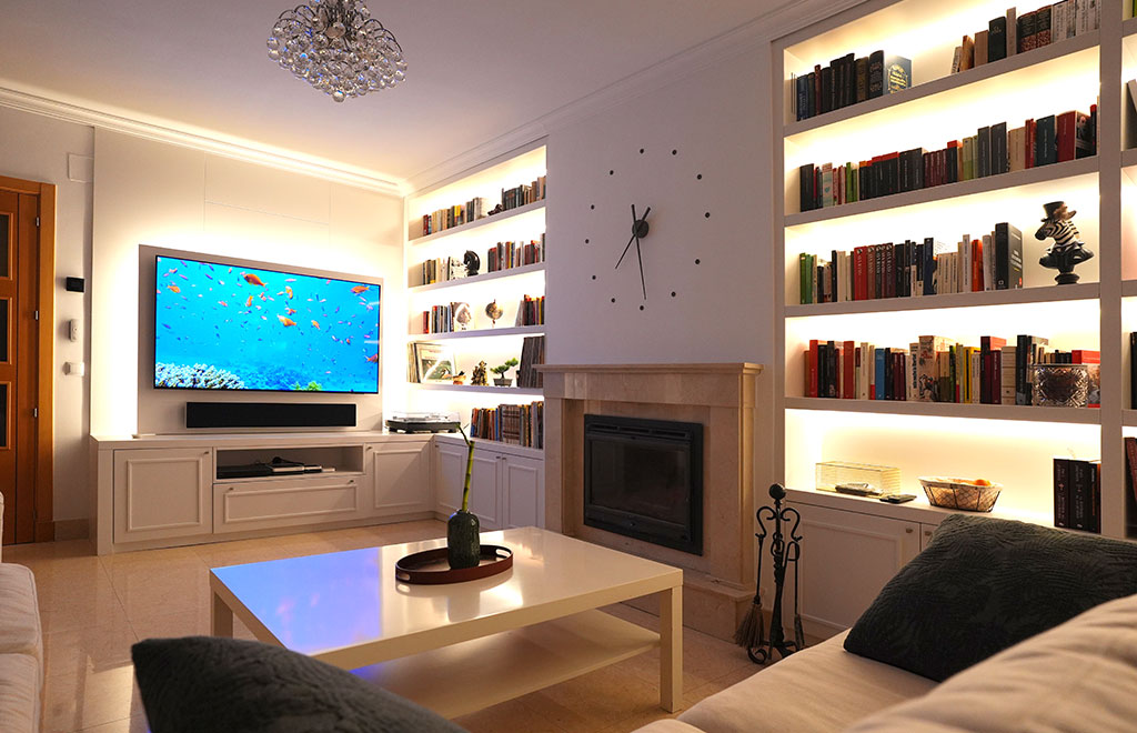 Rincón Mueble de salón en rincón