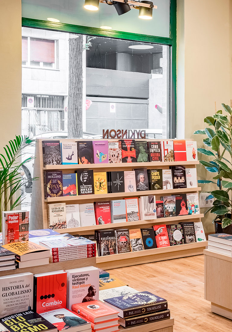 Escaparate Mueble librería para escaparate a doble cara