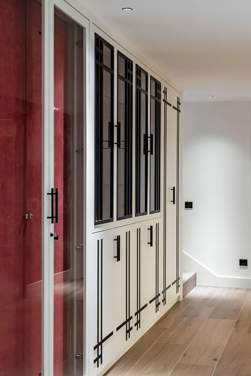 Armarios y vitrinas para cristalería