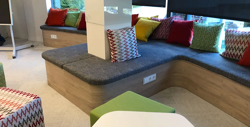 Tapicería en gris marengo