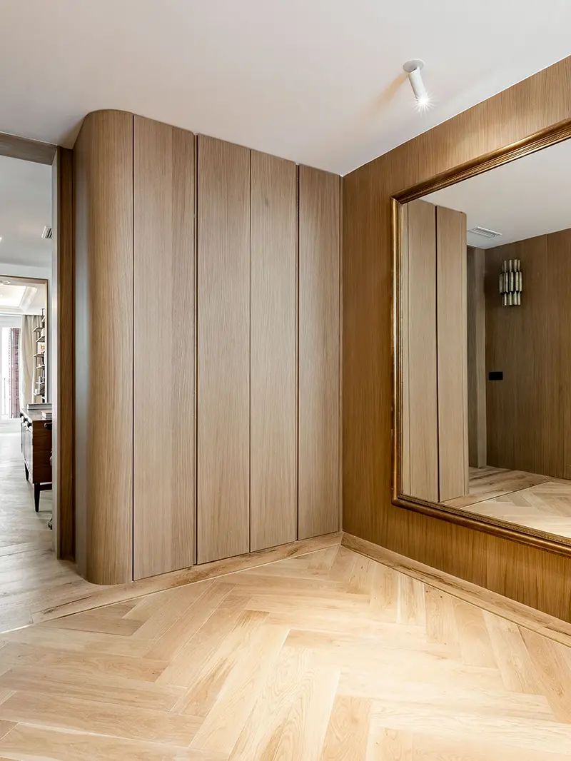 Armario invisible con puertas ocultas