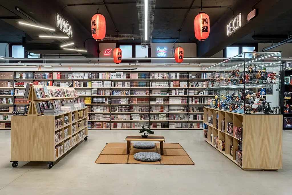 Libererías a medida para tienda de cómics TOMOS Y GRAPAS